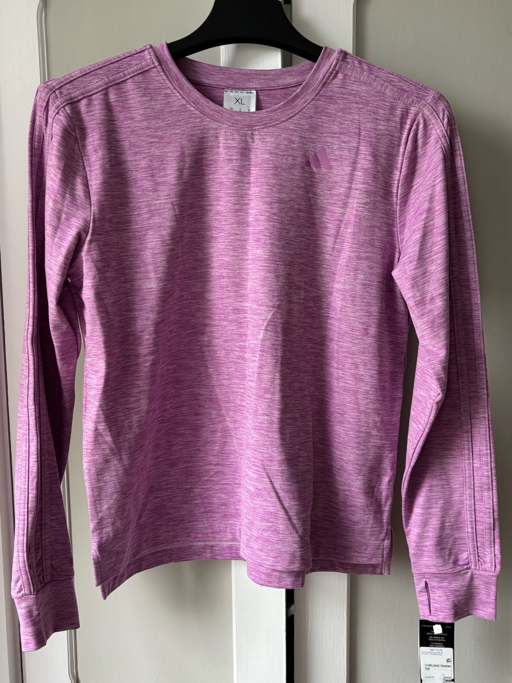 BRAND NEW WITH TAGS Adidas Youth XL Long Sleeve Athletic Shirt